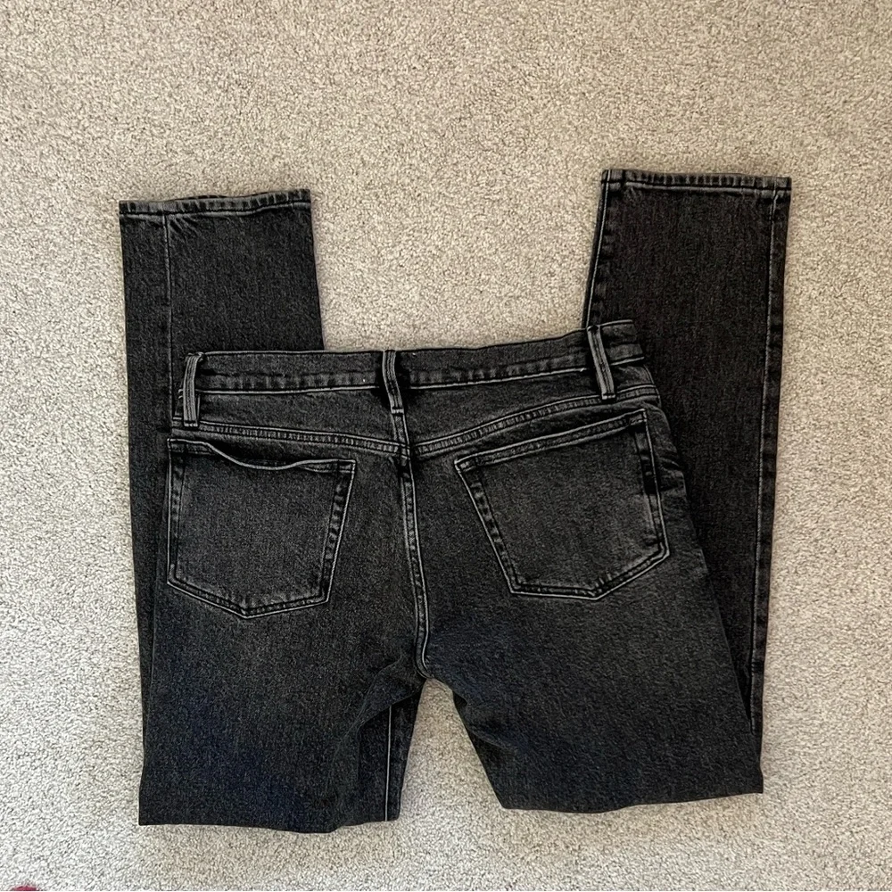 Frame Denim Men's Black Washed Jeans - Picture 5 of 6
